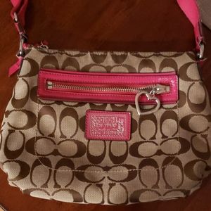 Pink Coach Satchel Purse